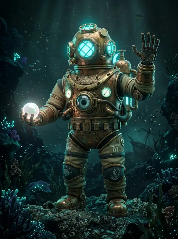 Captain Fathom Mascot